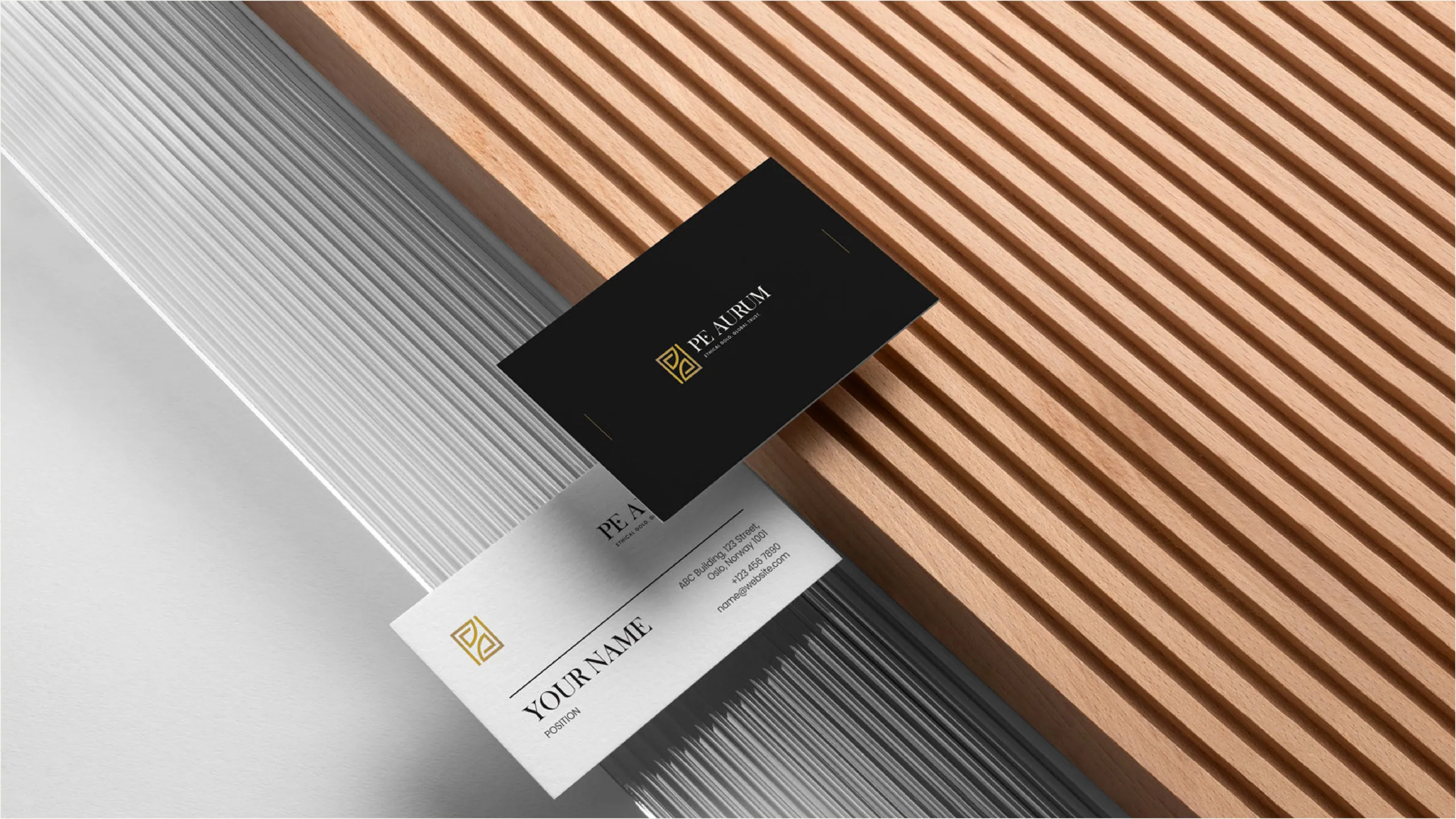 PE Aurum brand identity